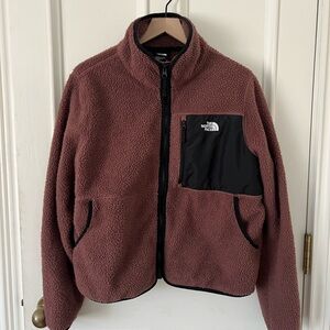 The North Face Full Zip Mauve Fleece Jacket